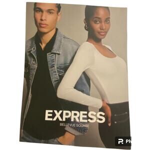 Express JCrew Print Ad Campaign Spring 2024 Frame Ready Original Catalog